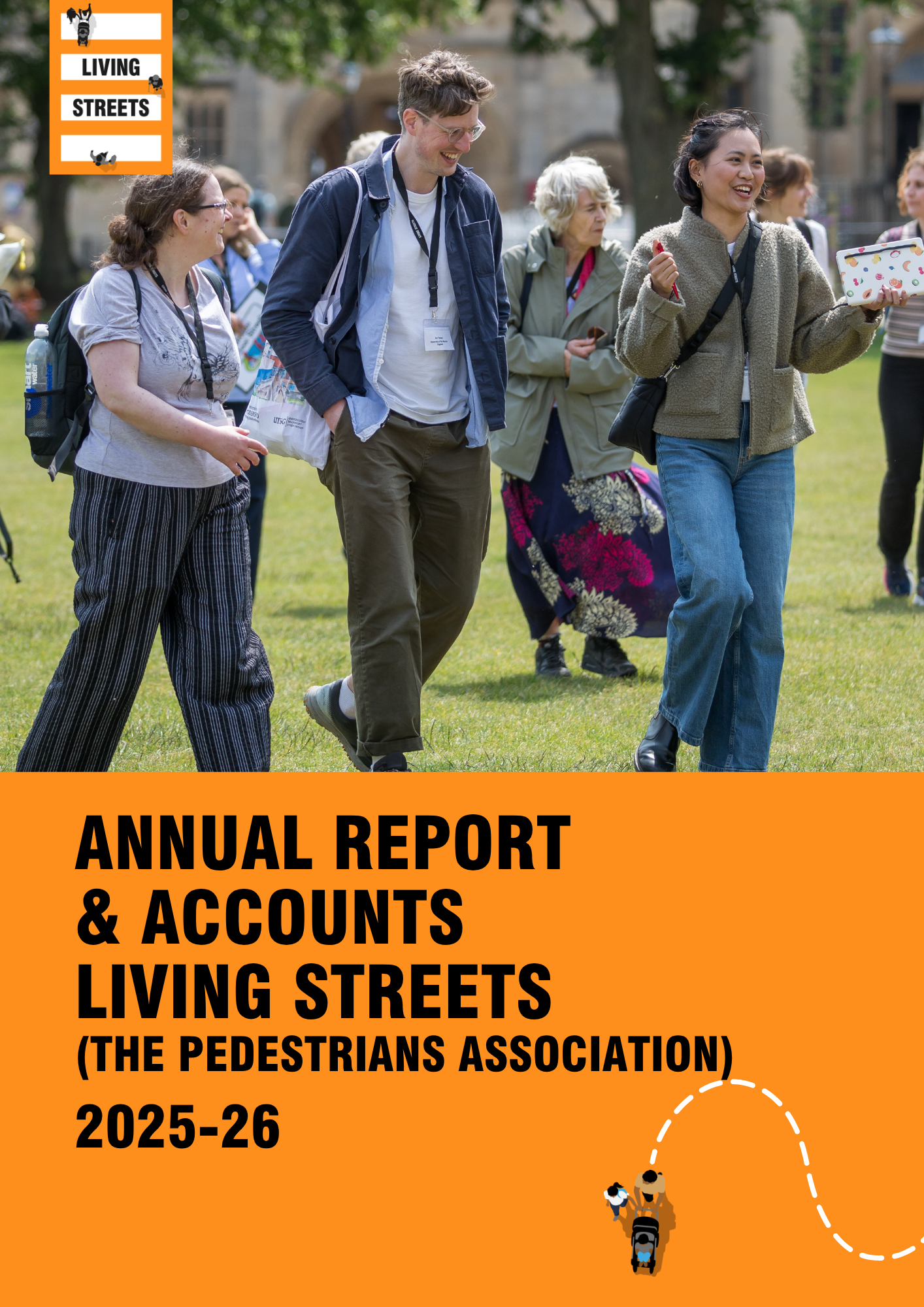Front cover of Living Streets' Annual Report